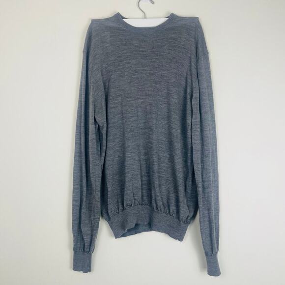 Suitsupply Merino Wool gray sweater size XXL - Picture 1 of 4